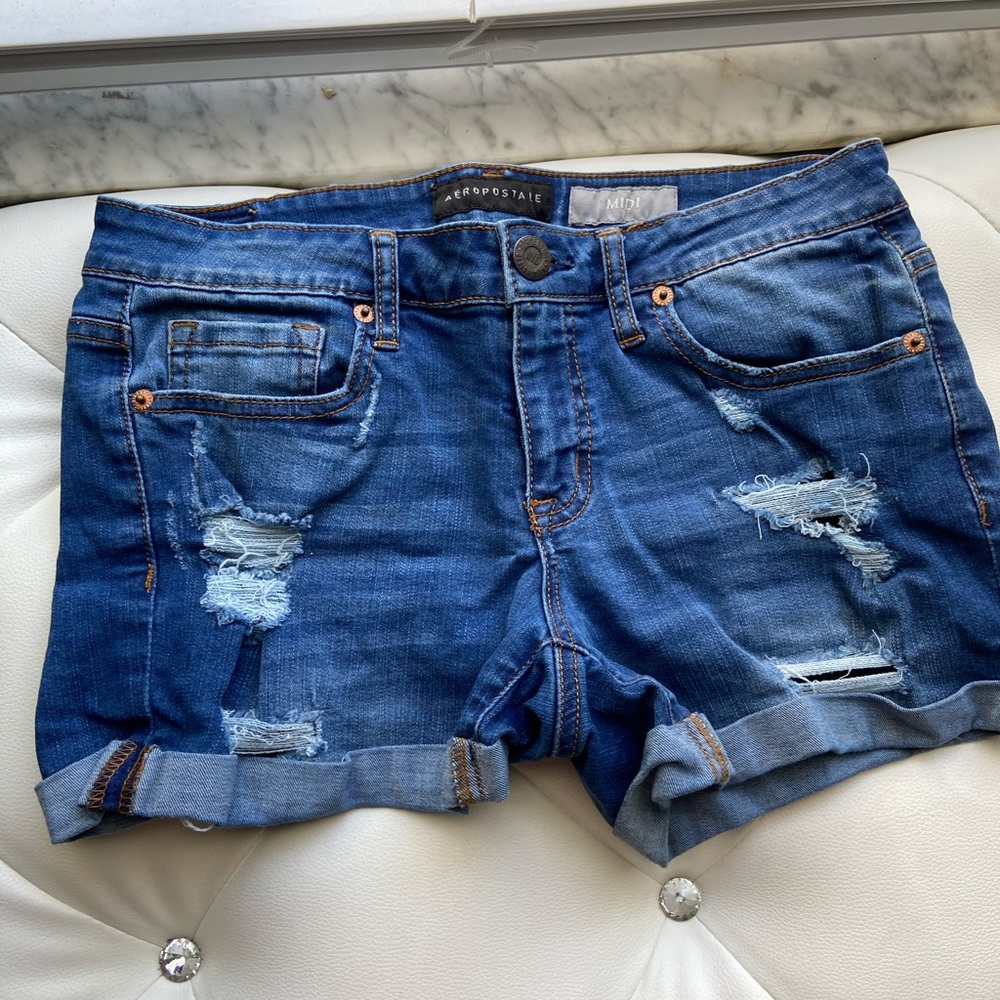 Aero Semi High Waist Stretchy Shorts